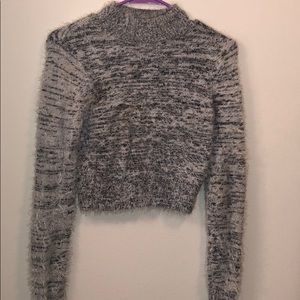 Fuzzy Crop Too Sweater
